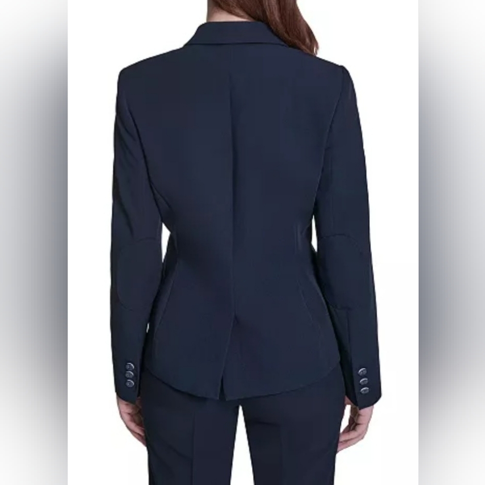 Tommy Hilfiger Black Single-Button Women's Blazer - Picture 2 of 5